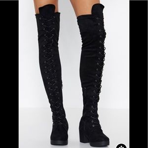 Thigh high boots from NASTY GAL